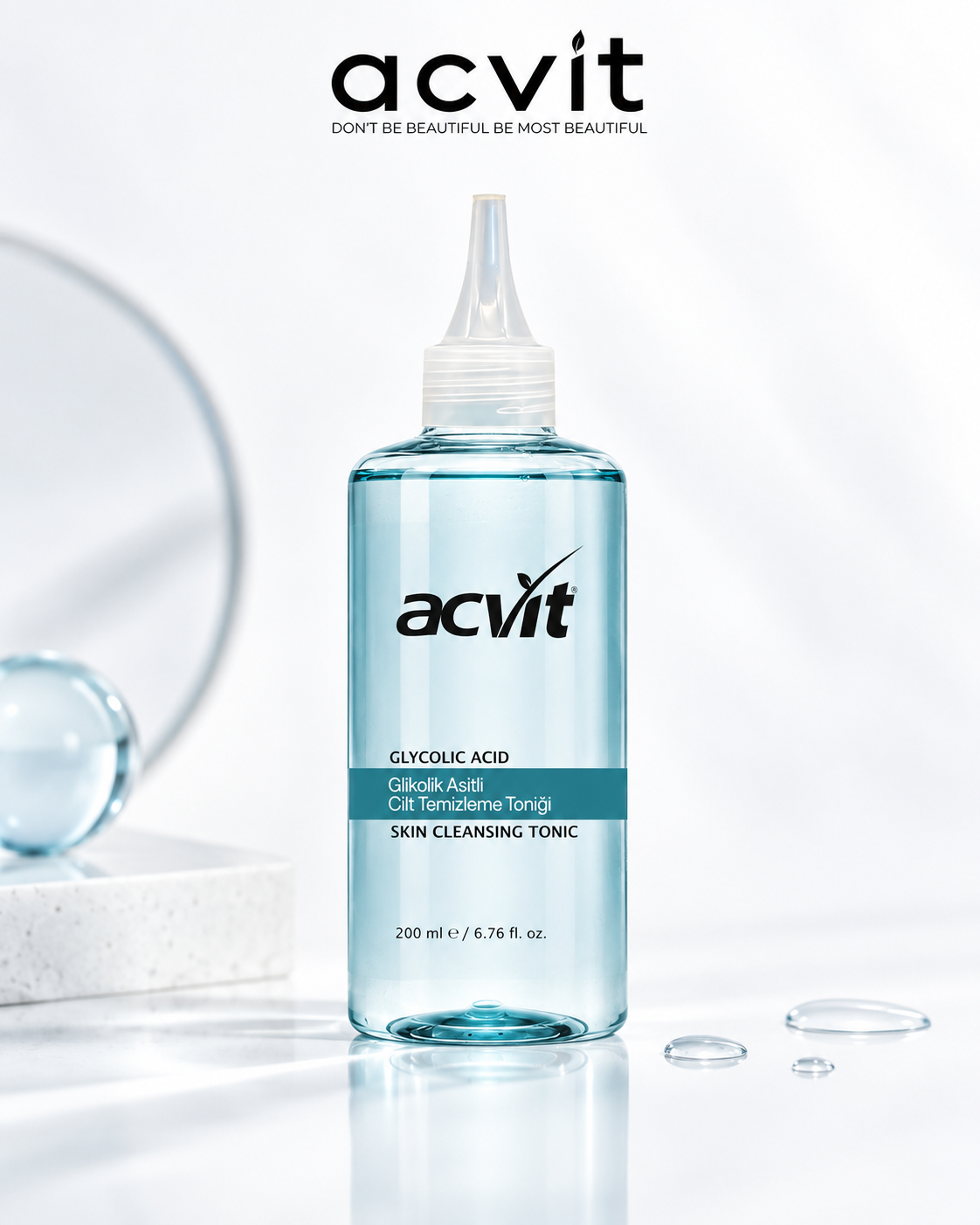 Glikolik Asitli Cilt Temizleme Toniği – 200 ML. - Görsel 2