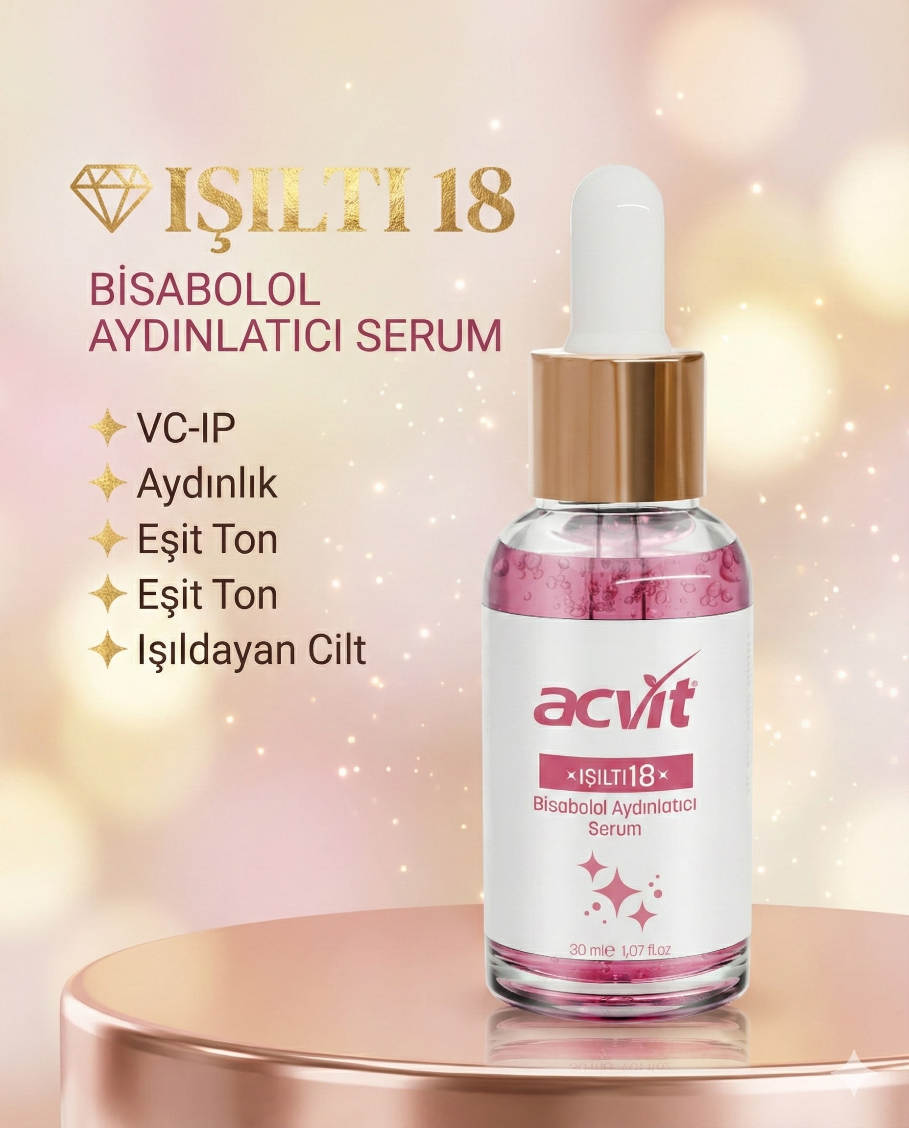 Işıltı 18 – Bisabolol Aydınlatıcı Serum – 30 ml. - Görsel 10
