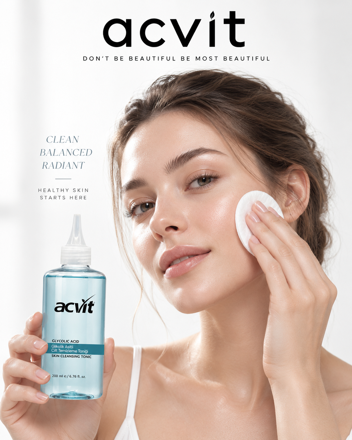 Glikolik Asitli Cilt Temizleme Toniği – 200 ML. - Görsel 4