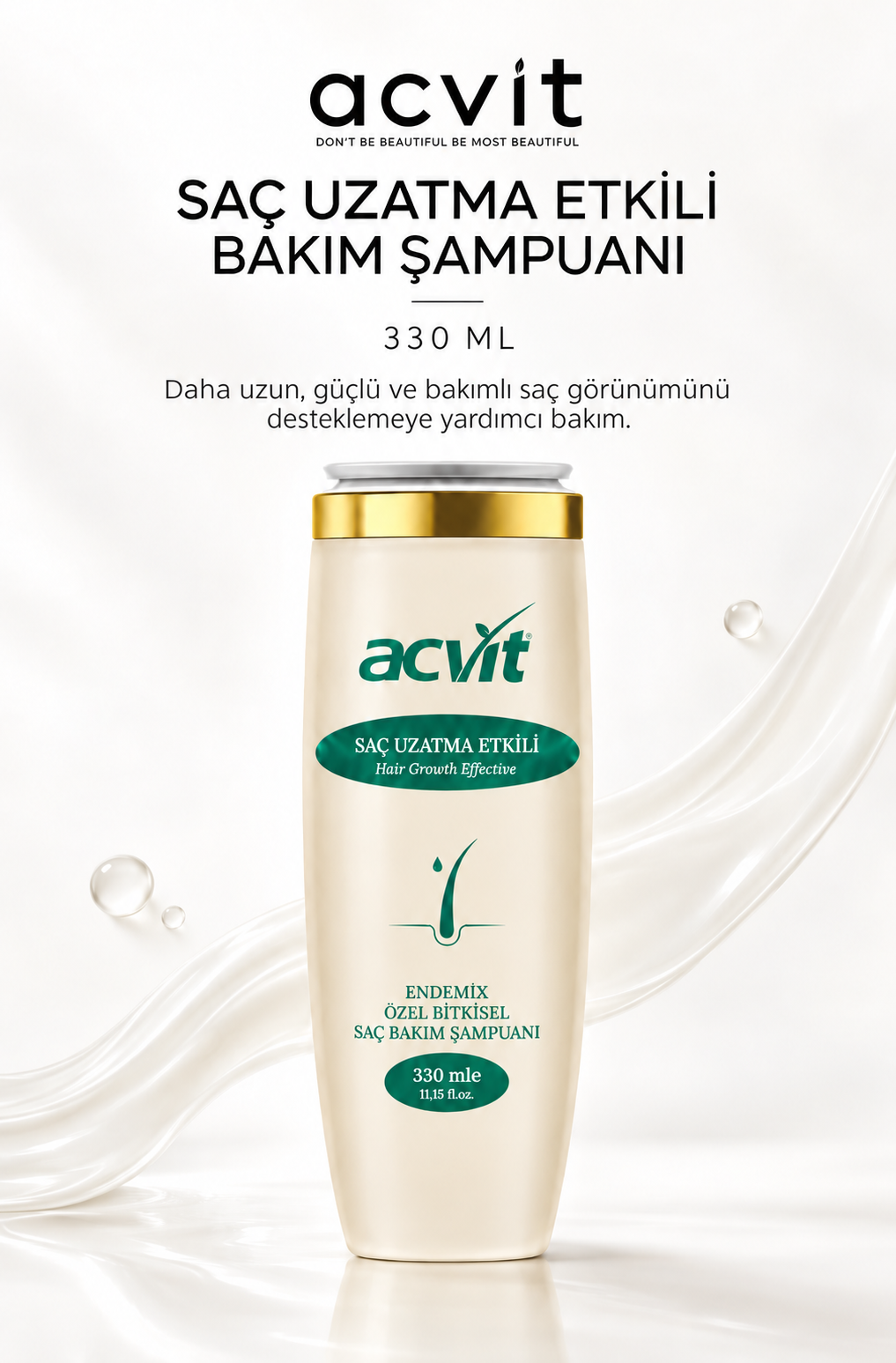 İnce Telli ve Seyrek Görünümlü Saçlara Özel Bakım Şampuanı – 330 ml | Unisex - Görsel 5