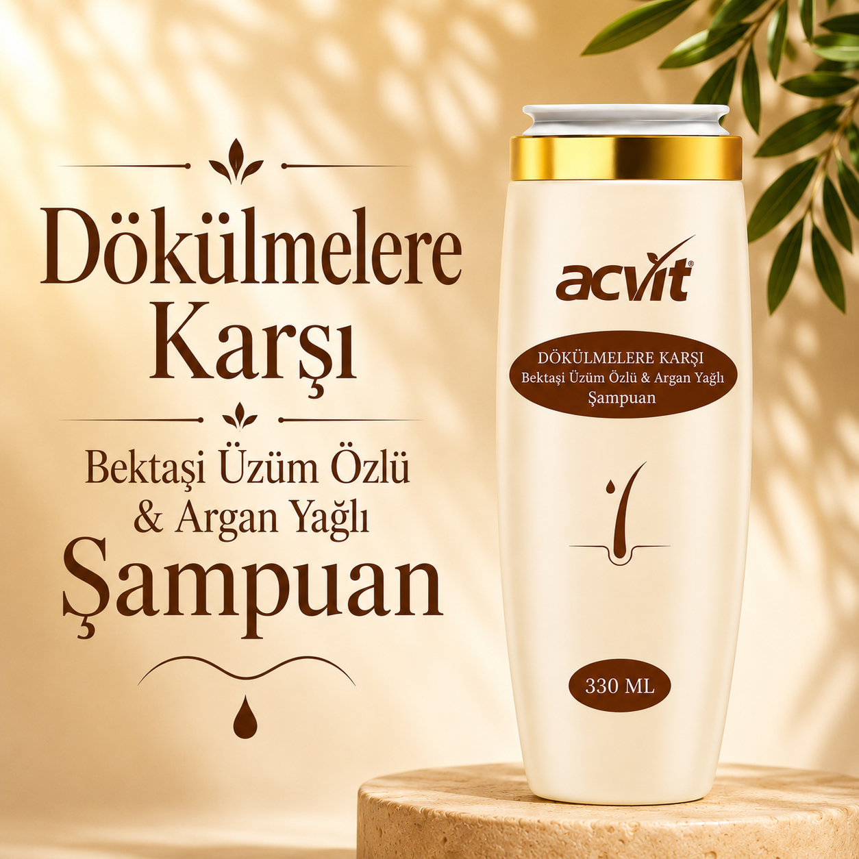 Dökülmelere Karşı Bektaşi Üzüm Özlü & Argan Yağlı Şampuan - 330 ML. / Doğal - Görsel 2