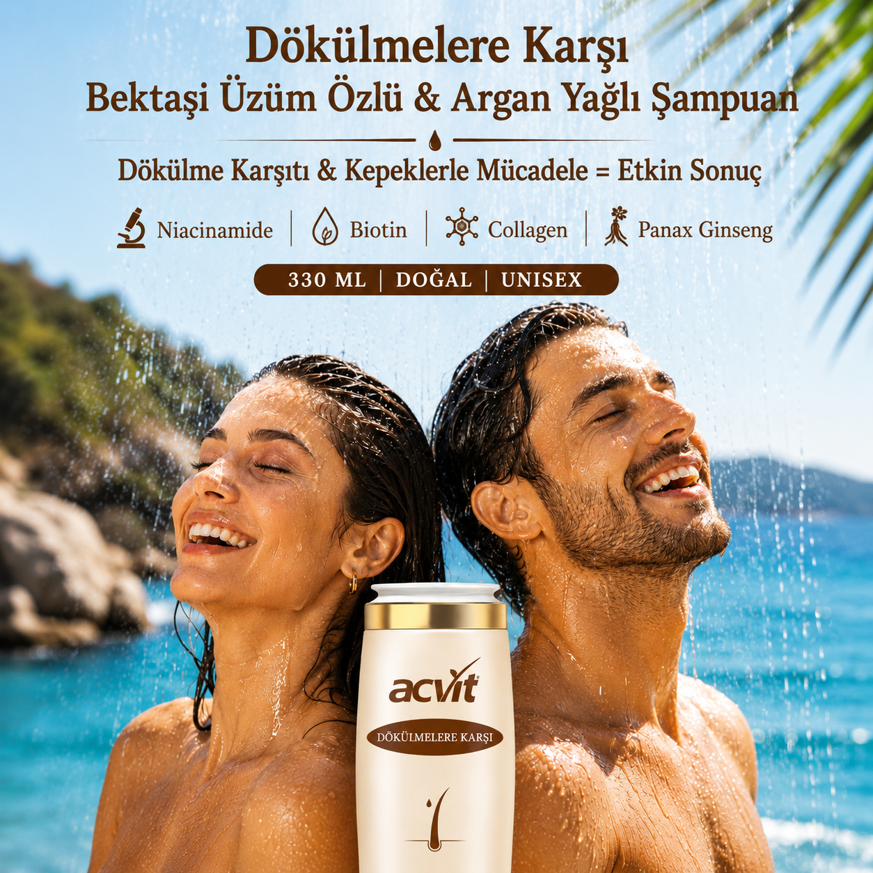 Dökülmelere Karşı Bektaşi Üzüm Özlü & Argan Yağlı Şampuan - 330 ML. / Doğal - Görsel 5