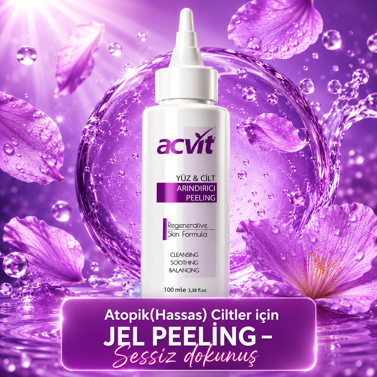 Atopik(Hassas) Ciltler için Jel Peeling – Arındırıcı, Cilt Yenileyici - 100 ML. - Görsel 2