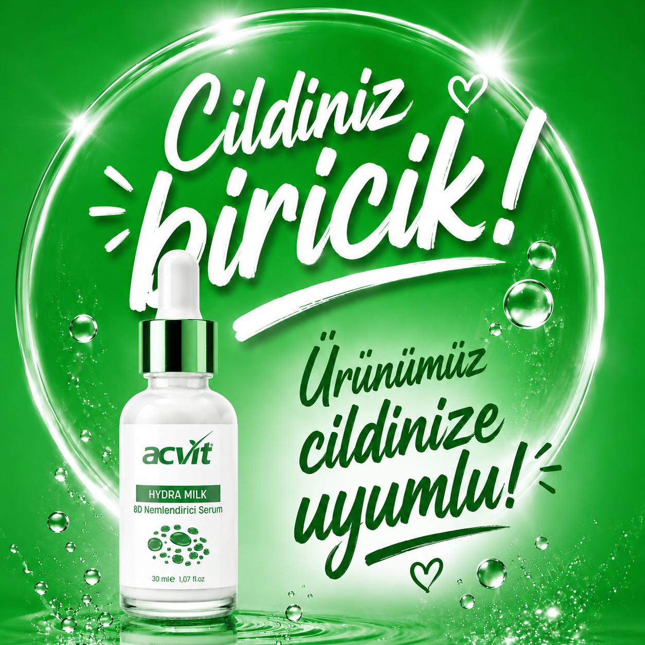 Hydra Milk 8D Nemlendirici Serum – 30 Ml - Görsel 4