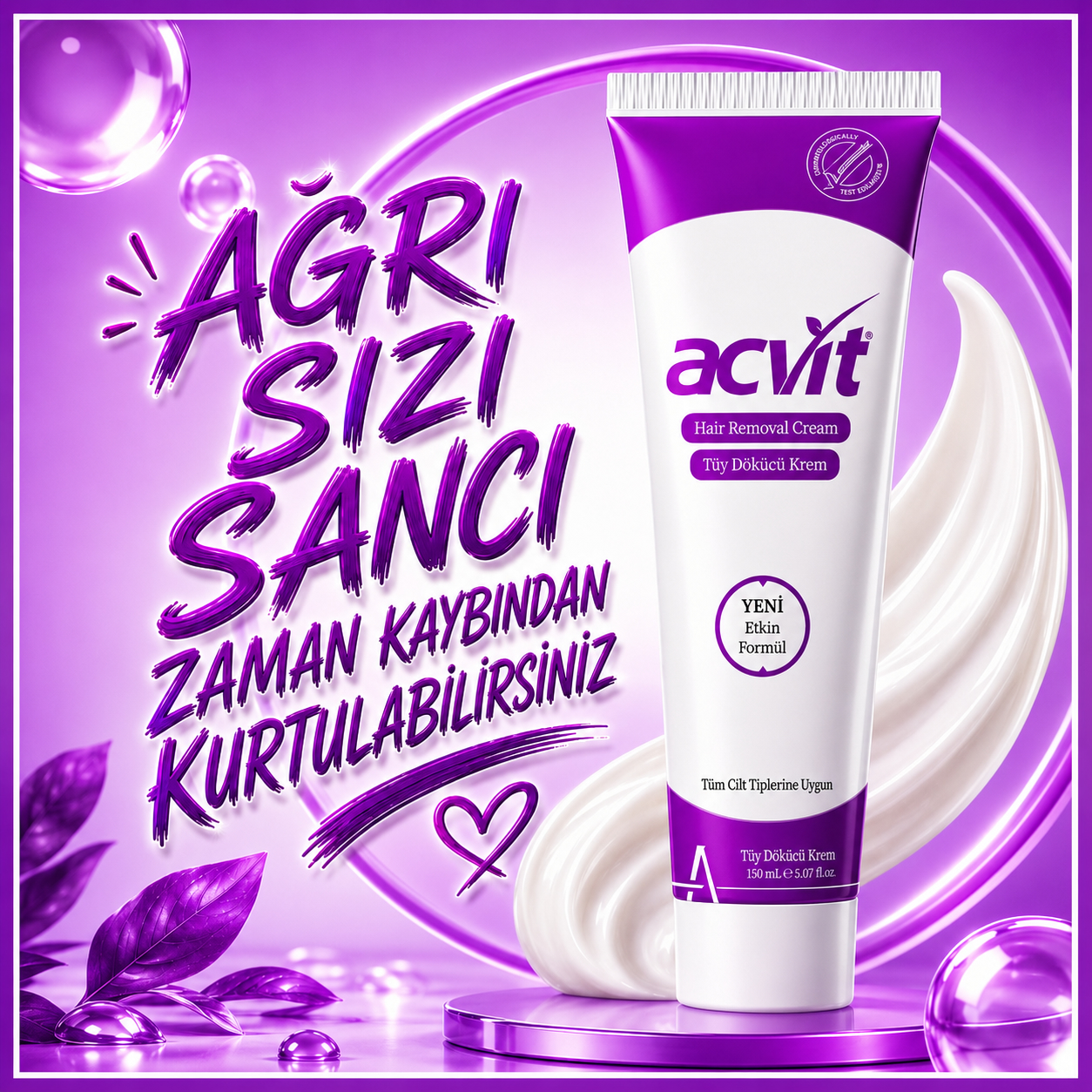 Tüy Dökücü Krem - Unisex /150 ML. - Görsel 2