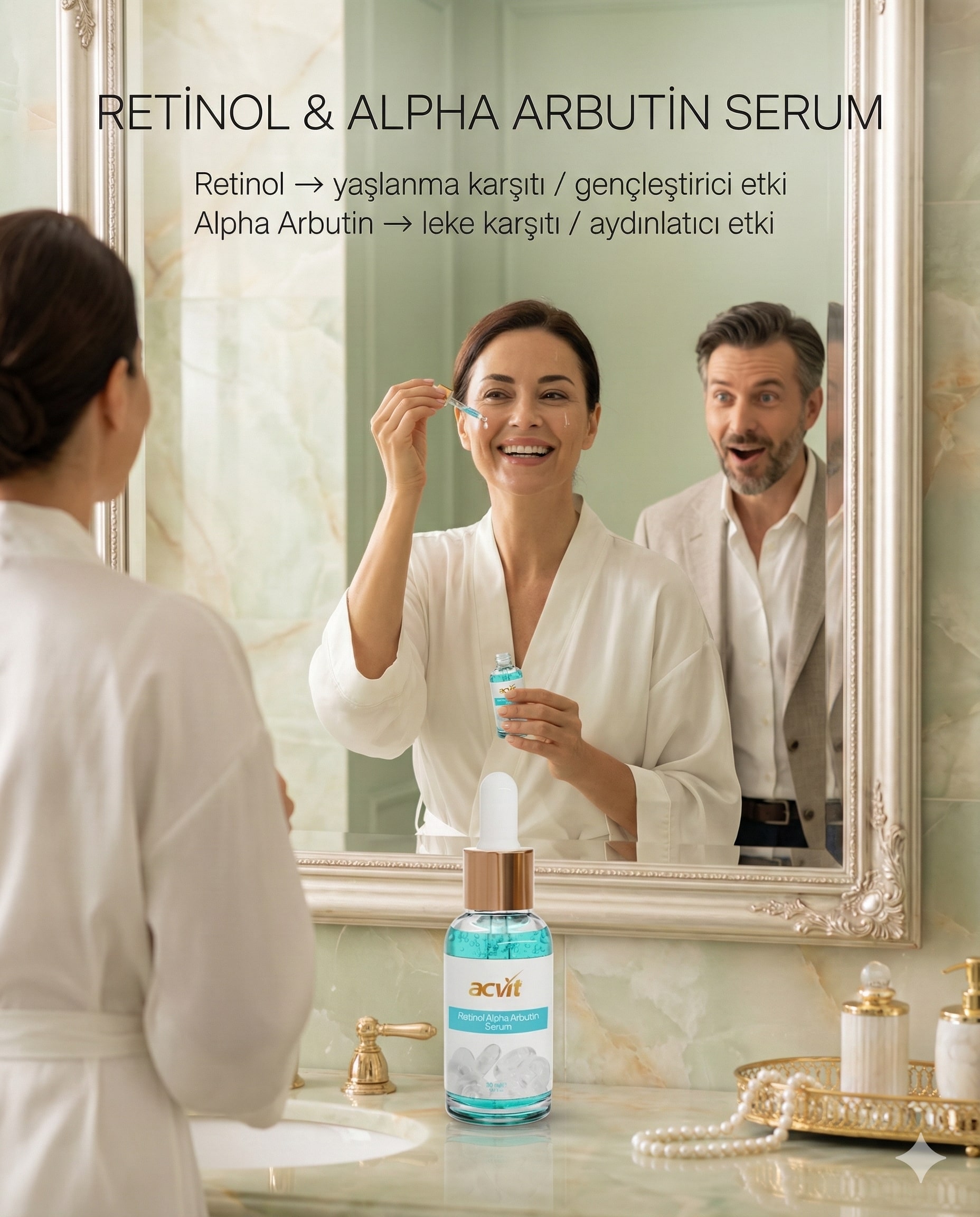 Retinol & Alpha Arbutin Serum – Cildinize Profesyonel Destek - 30 ML - Görsel 5