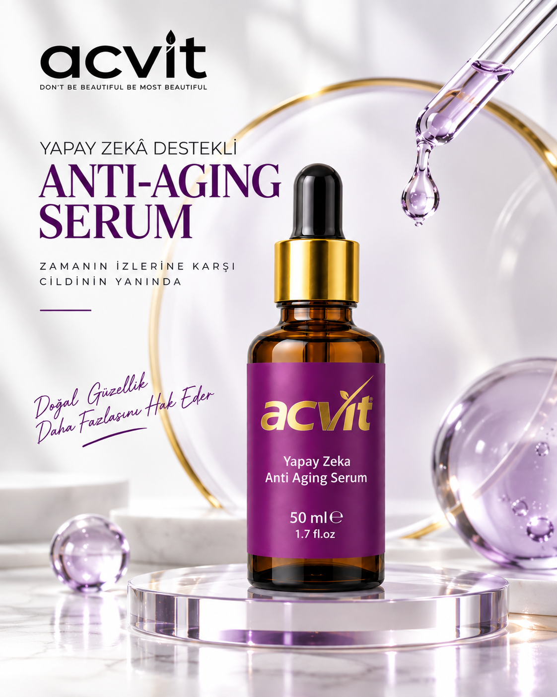 Yapay Zekâ Destekli Anti-Aging Serumu - 50 ML - Görsel 6