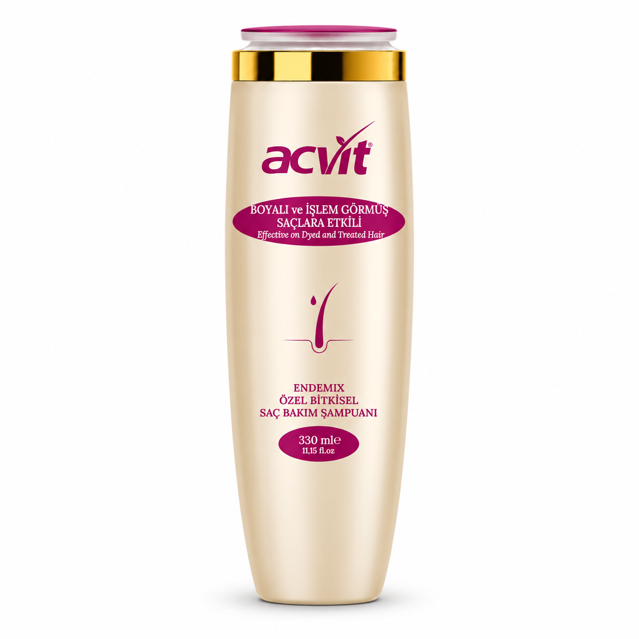 Boyalı ve İşlem Görmüş Yıpranmış Saçlar İçin Bakım Şampuanı – 330 ML. / Doğal / Unisex