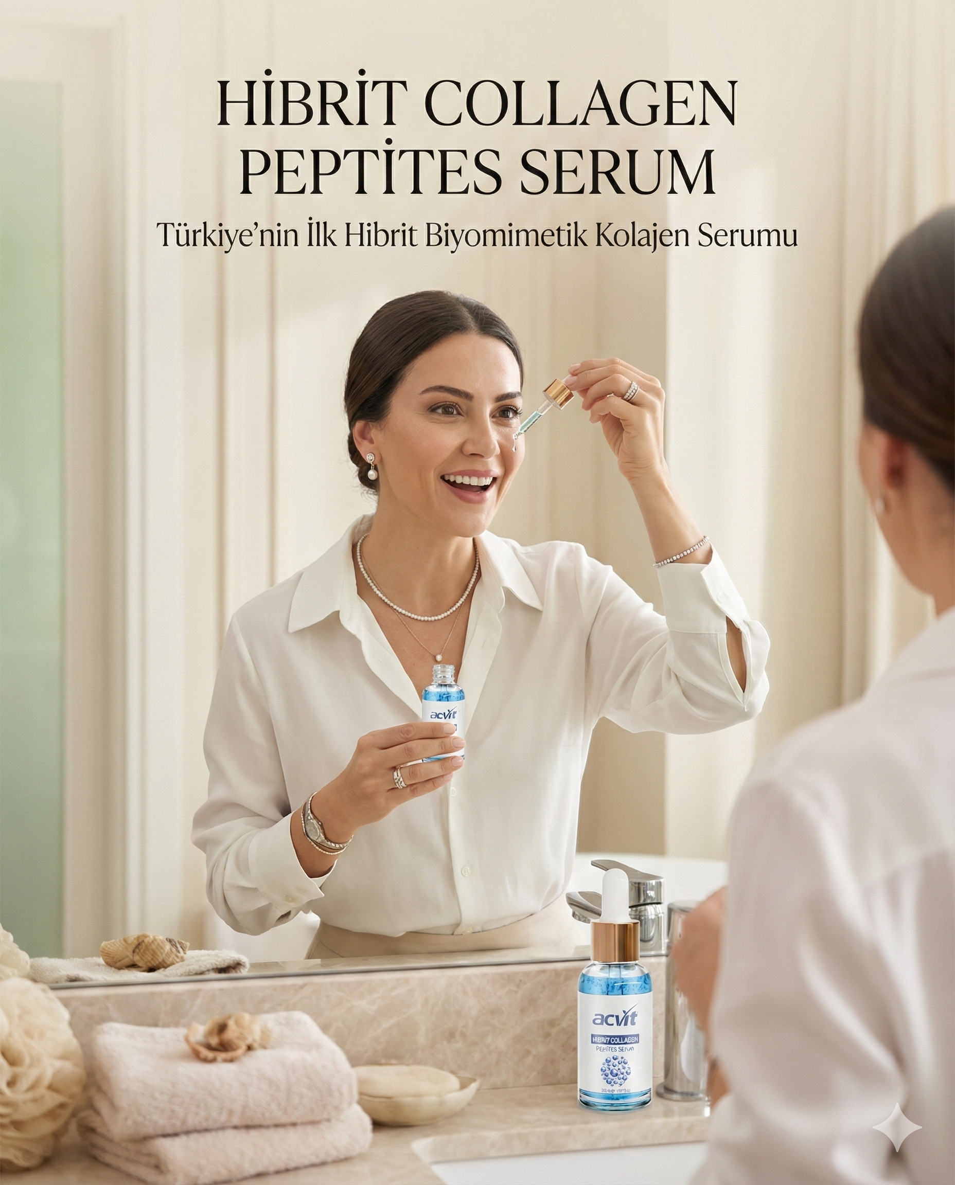Hibrit Collagen Peptites Serum – 30 Ml - Görsel 3