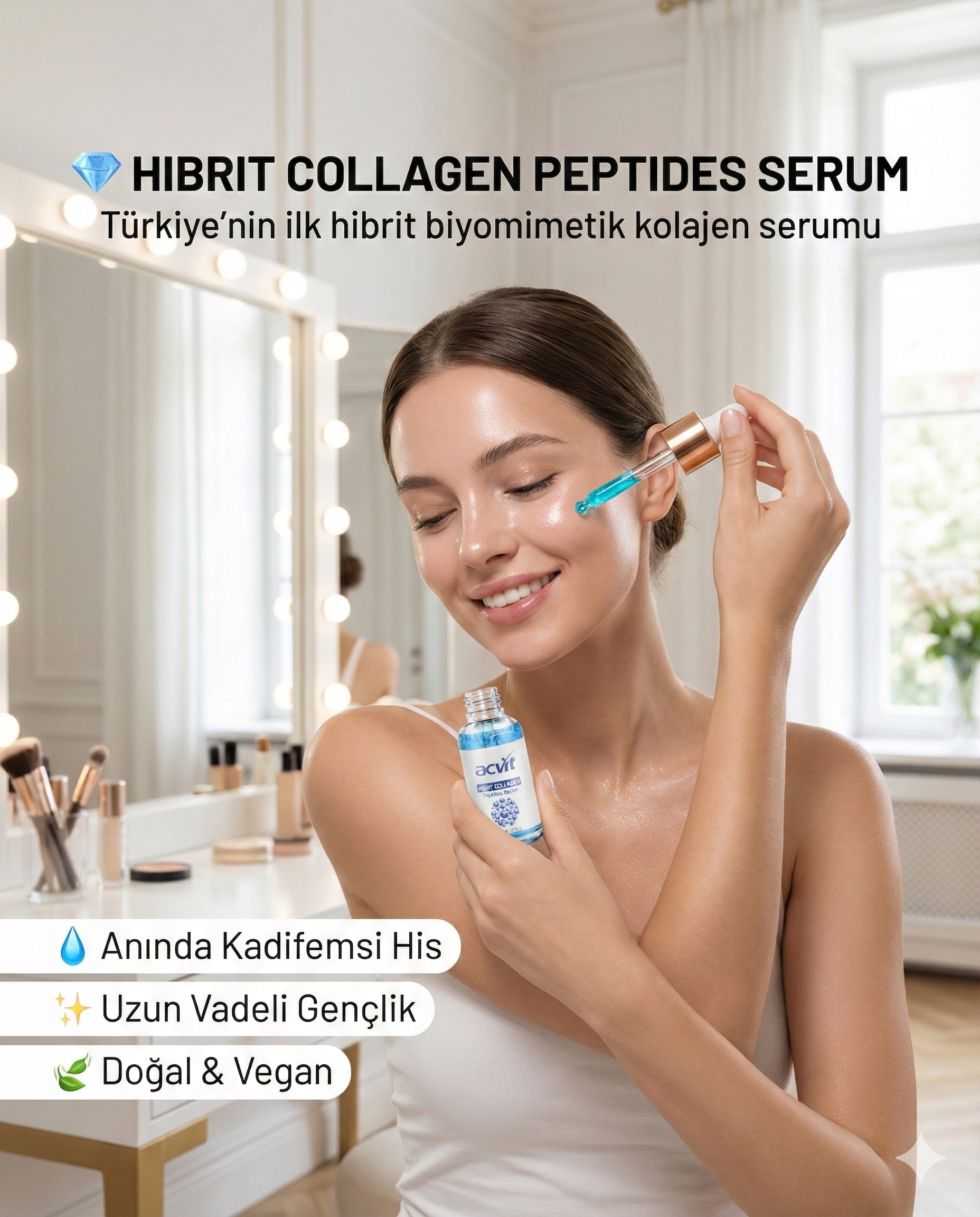 Hibrit Collagen Peptites Serum – 30 Ml - Görsel 12