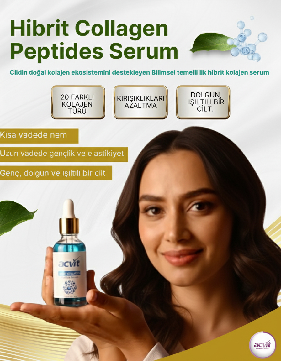 Hibrit Collagen Peptites Serum – 30 Ml - Görsel 4