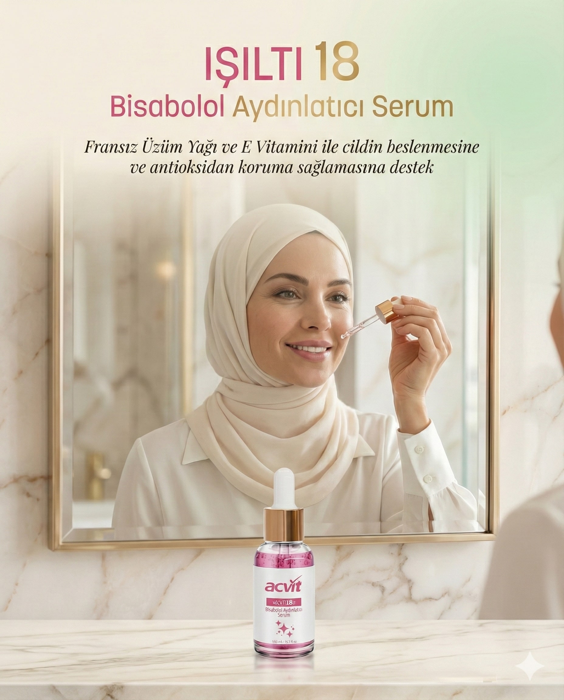 Işıltı 18 – Bisabolol Aydınlatıcı Serum – 30 ml. - Görsel 6