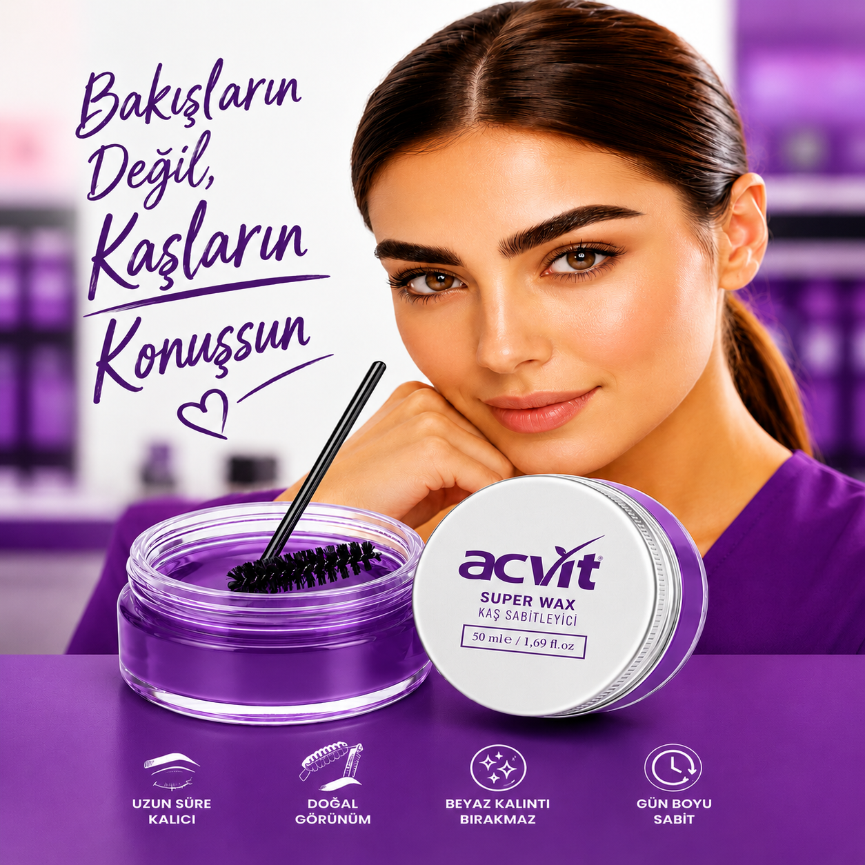 Kaş Sabitleyici, Dolgunlaştırıcı ve Şekillendirici Jel – 50 ML. - Görsel 6