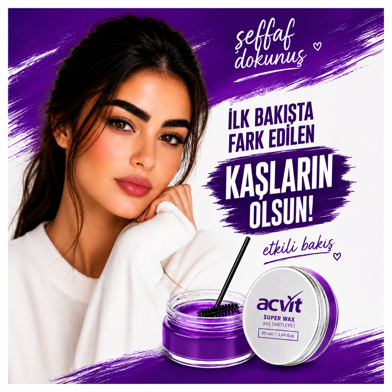 Kaş Sabitleyici, Dolgunlaştırıcı ve Şekillendirici Jel – 50 ML. - Görsel 5