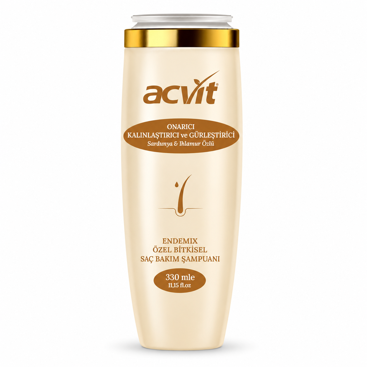 Onarıcı–Kalınlaştırıcı-Gürleştirici Sardunya & Ihlamur Özlü Şampuan - 330 Ml. – Doğal - Unisex