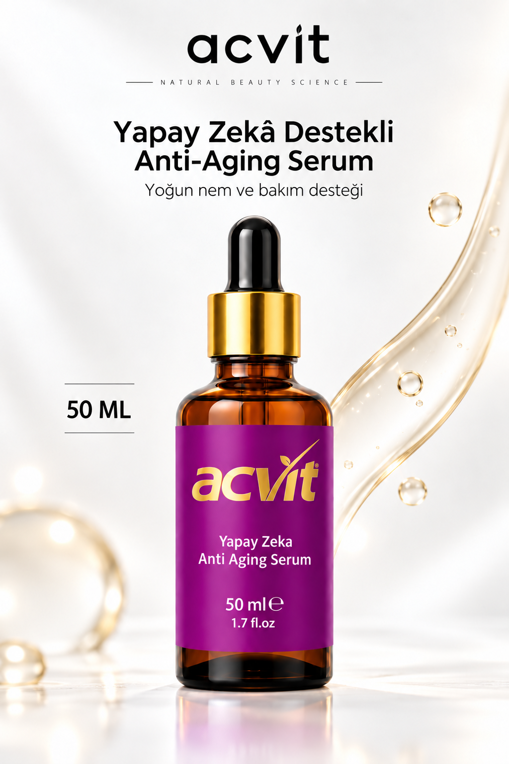 Yapay Zekâ Destekli Anti-Aging Serumu - 50 ML - Görsel 7